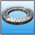 Slewing bearing with external gear for rotating machinery